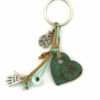keyring with heart