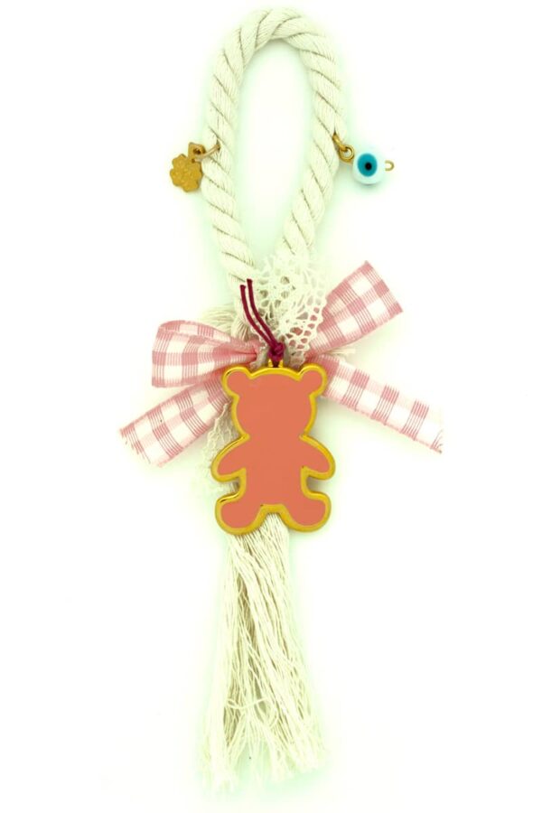 charm for baby girl with teddy bear