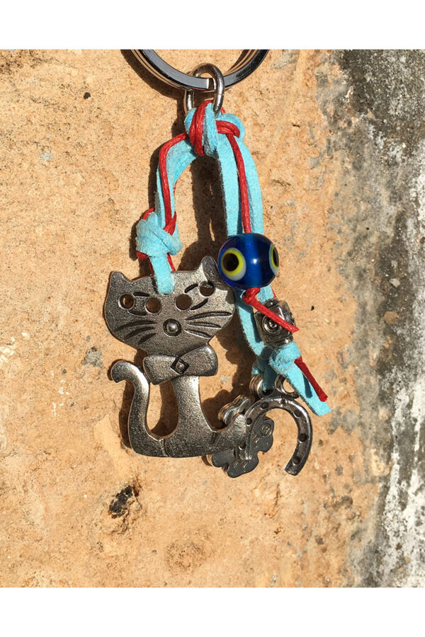 keychain with cat