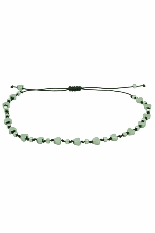 bracelet with hearts & cubes