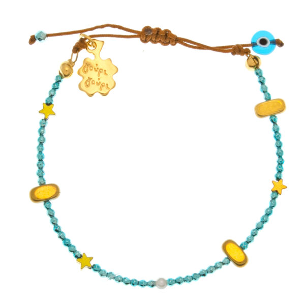 βραχιόλι με μαργαριτάρι και χάντρες αιματίτη